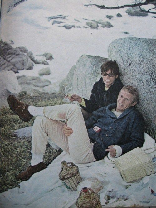 Steve McQueen in a cardigan