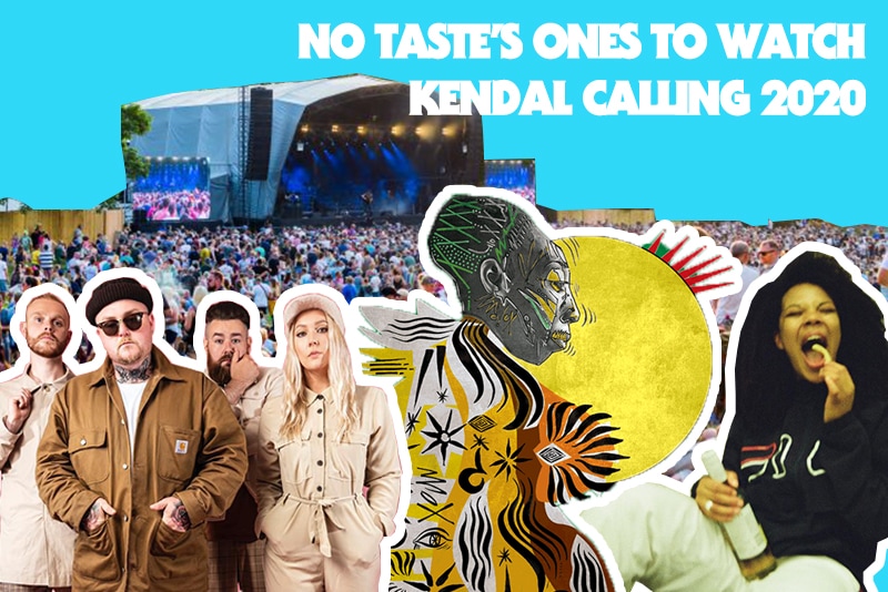 Image of Kendal Calling 2020 with the lottery winners, Jaguar and Kongo Dia Ntotila