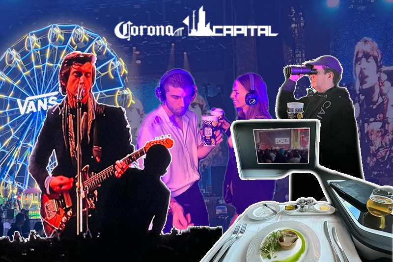 A collage of images from our trip to Mexico City and Corona Capital festival