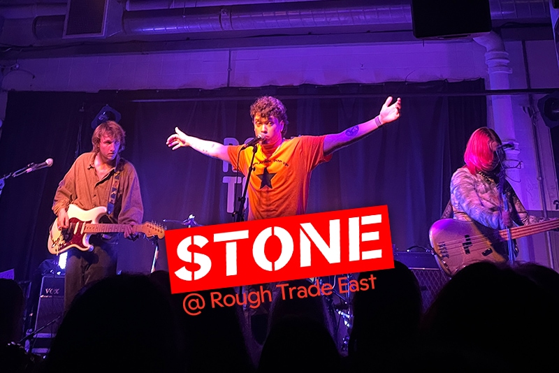 Stone playing at Rough Trade East, London