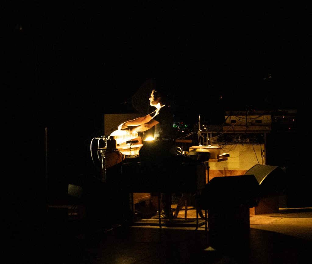Nils Frahm playing the Glass Harmonica